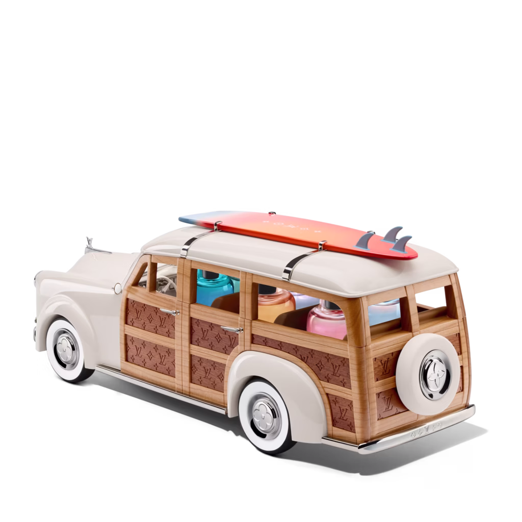 Louis Vuitton Woody Wagon designed with Alex Israel for the Maison’s Cologne Perfumes collection