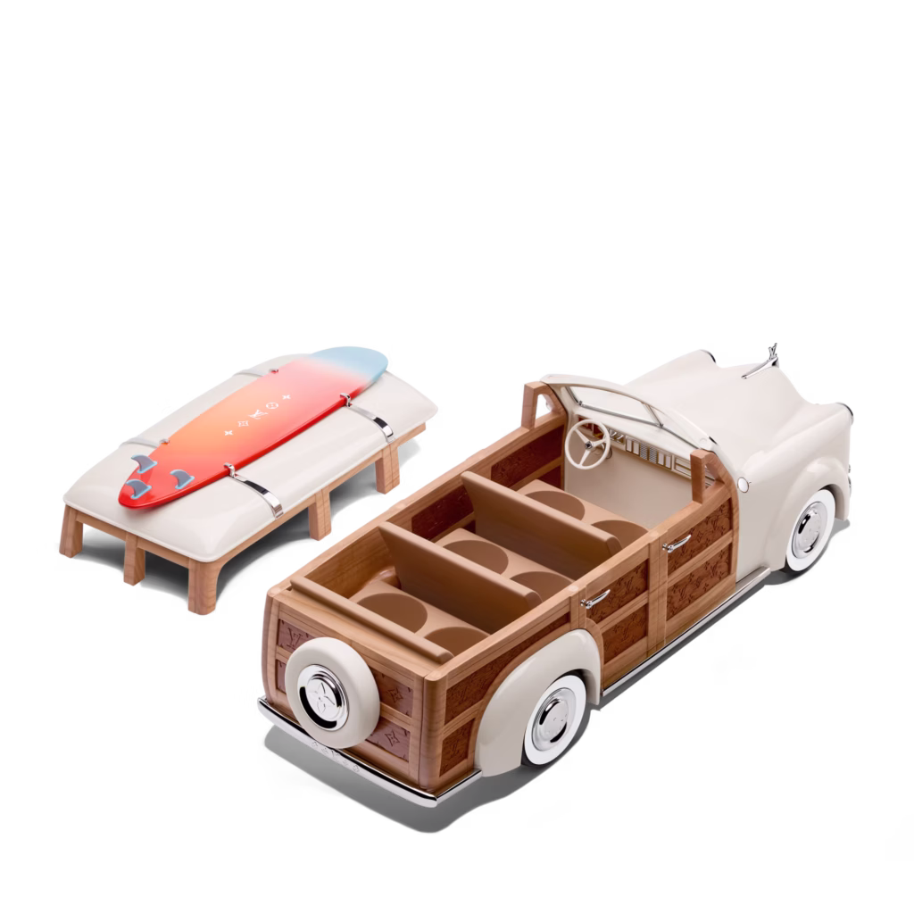 Louis Vuitton Woody Wagon designed with Alex Israel for the Maison’s Cologne Perfumes collection